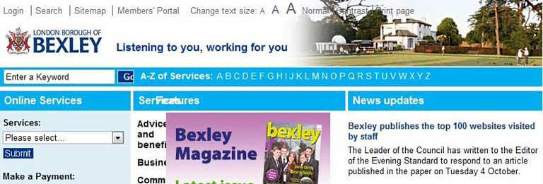 Bexley website medium