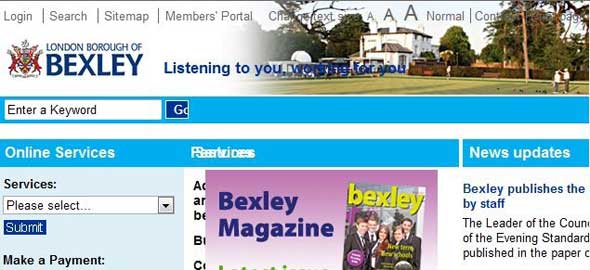 Bexley website narrow