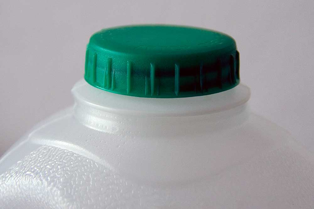 Milk bottle top
