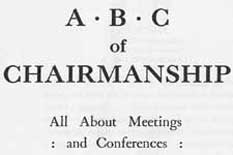 ABC of Chairmanship