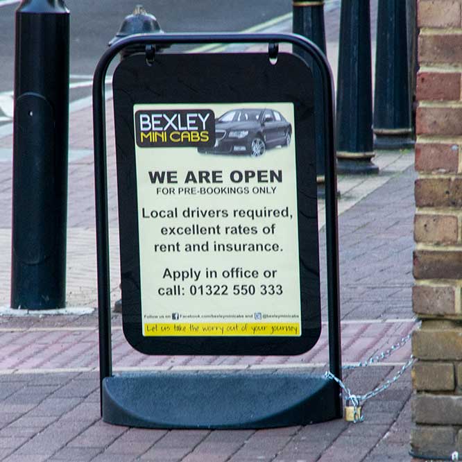 Bexley Cabs open for business