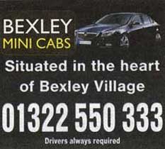 Bexley Cabs advert