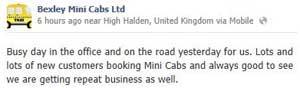 Bexley Cabs Facebook