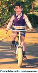 Child cycling