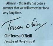 Teresa O'Neill remembers Summer 2012