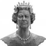 Queen's bust