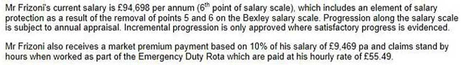 Bexley statement