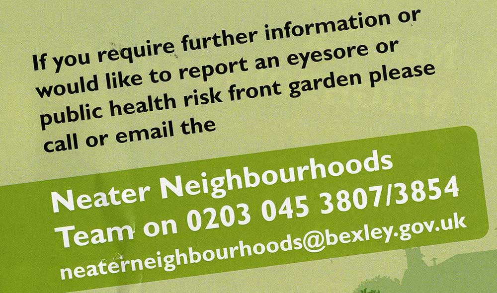 Bexley leaflet