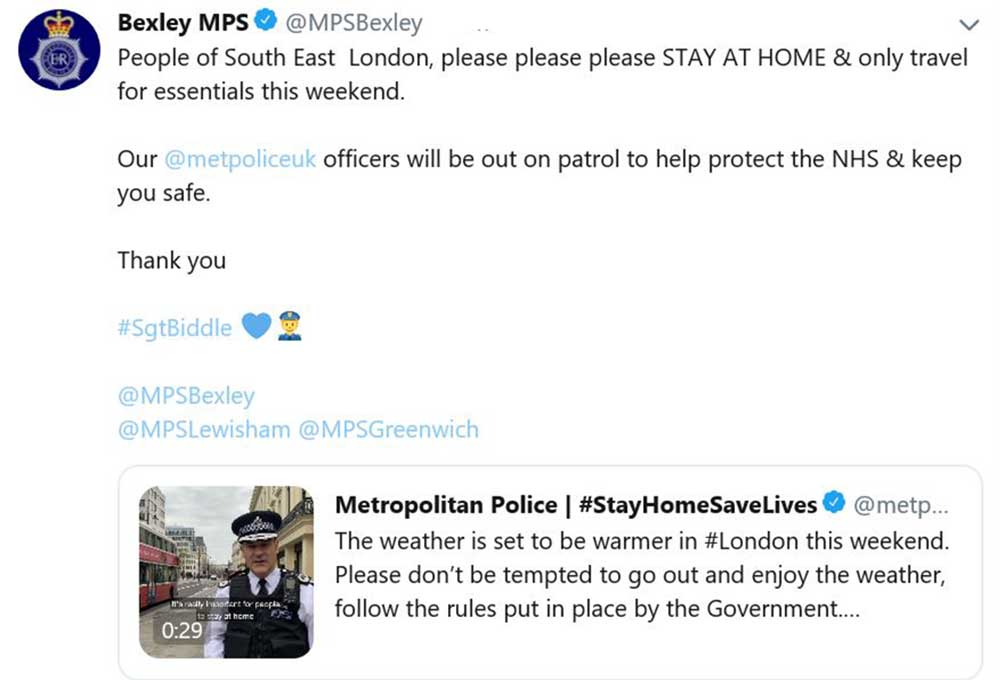 Police Tweet