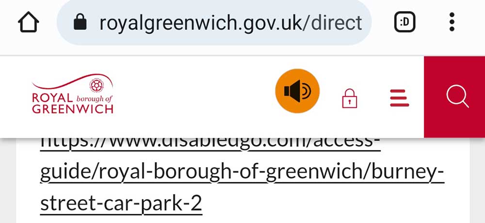 Greenwich Parking charges