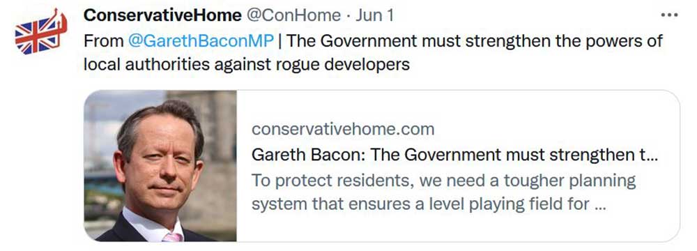 Gareth Bacon MP