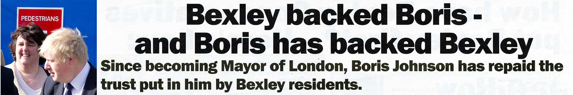 Backing Bexley