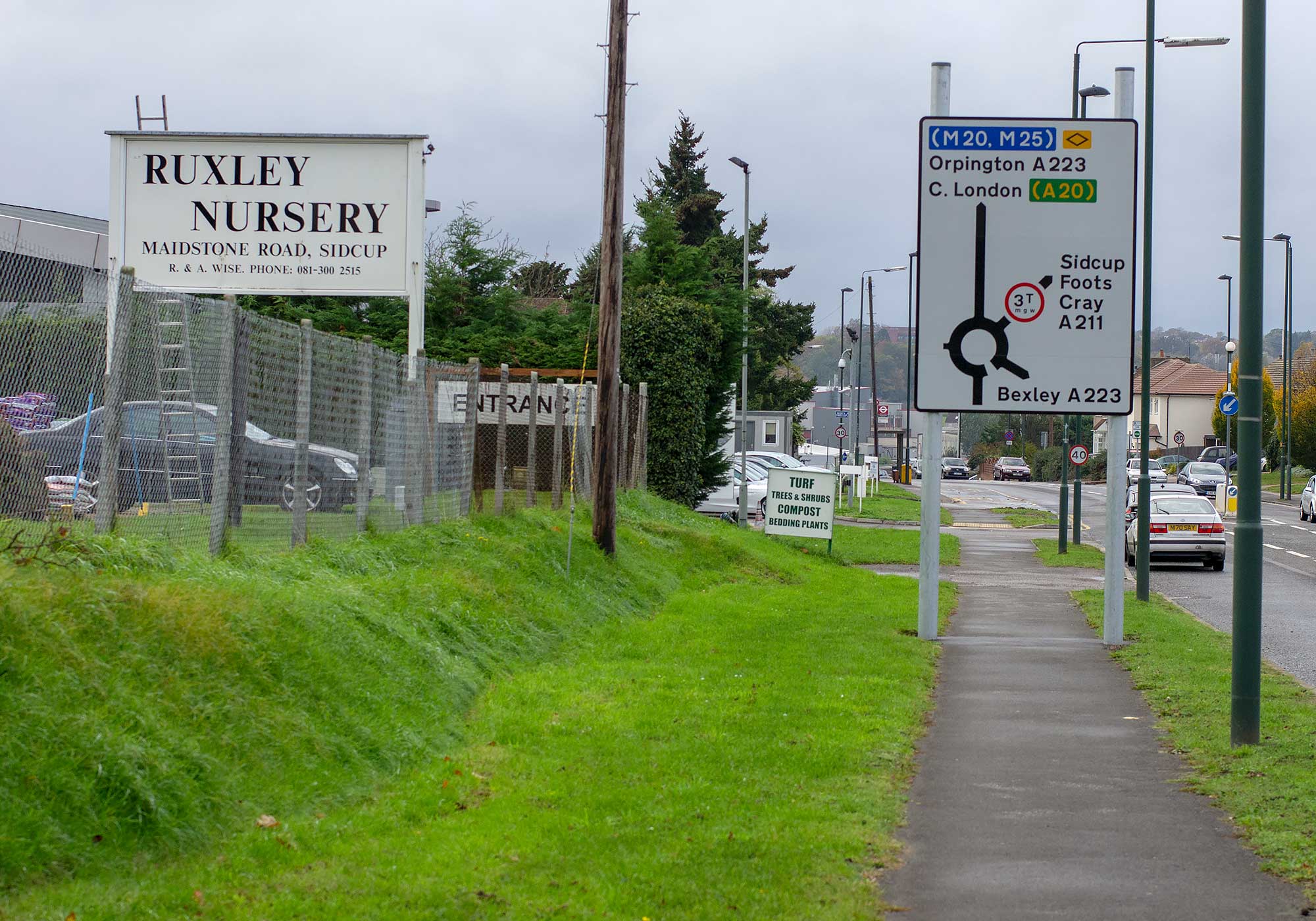 Ruxley nursery sign