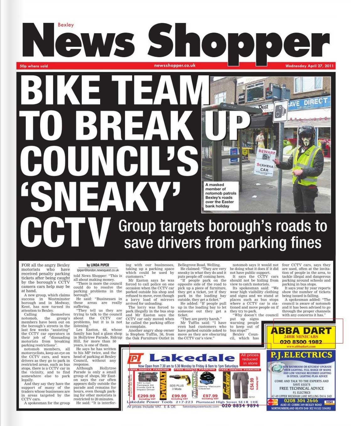 News Shopper front page