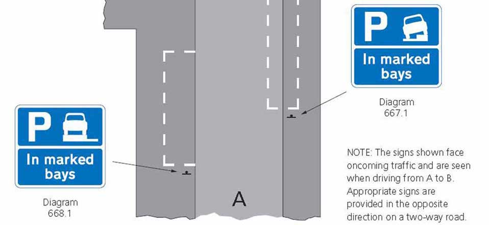 Transport Dept. approved signs