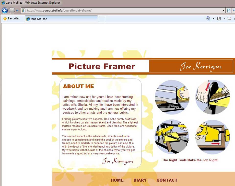 Jane McTrae Template