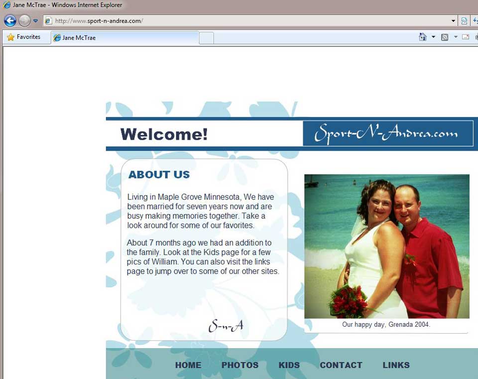 Jane McTrae Template