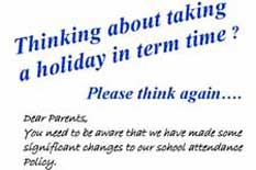 Orchard School warning letter