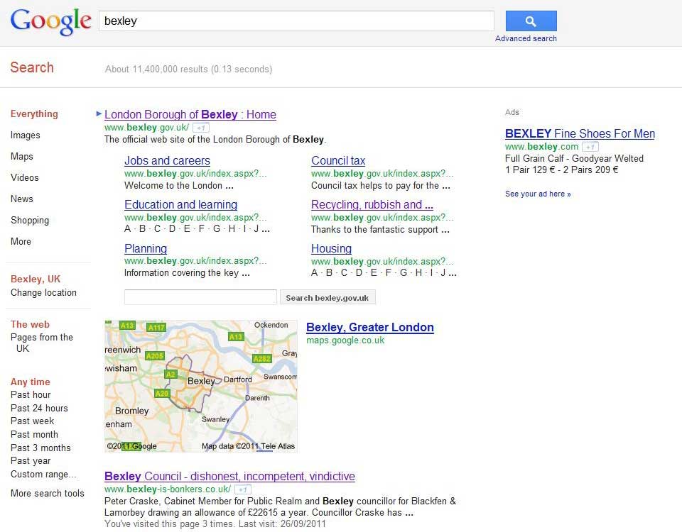Bexley on Google