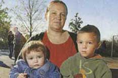 Bexley family in Lesnes Abbey Park