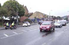 Notomob and scamera car in Sidcup