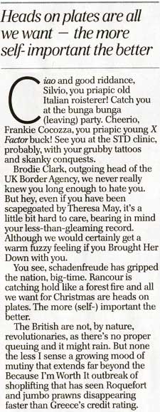 Daily Telegraph report