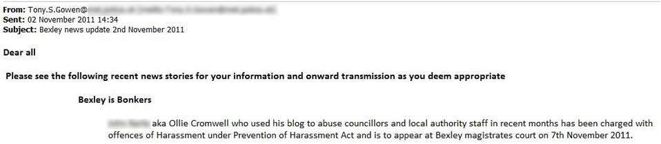 Tony Gowan's newsletter