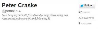 Peter Craske Twitter