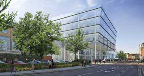 Earlier plan for Civic Centre