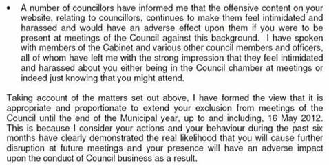 Will Tuckley's letter