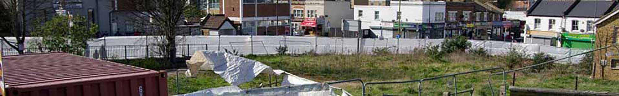 Harrow Inn site, Abbey Wood. April 2012 Harrow Inn site