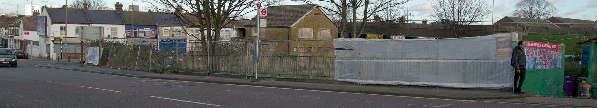 Harrow Inn site, Abbey Wood. October 2013 Harrow Inn site