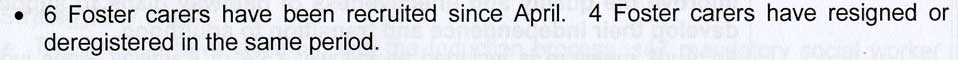 Fostering stats