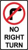 No Right Turn