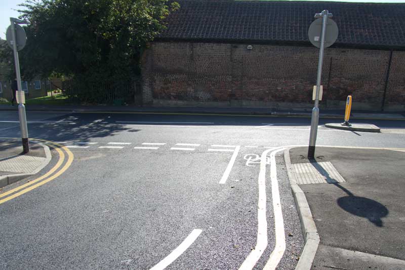 Bourne Road junction. Click to enlarge Bourne Road