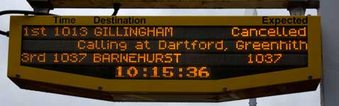 Delays and cancellations