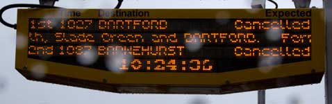 Delays and cancellations