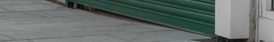 Shutter no longer meets ground Shutter