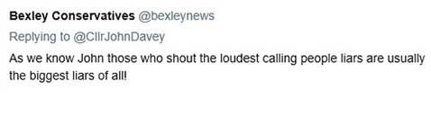 Conservatives' Tweet Tweet