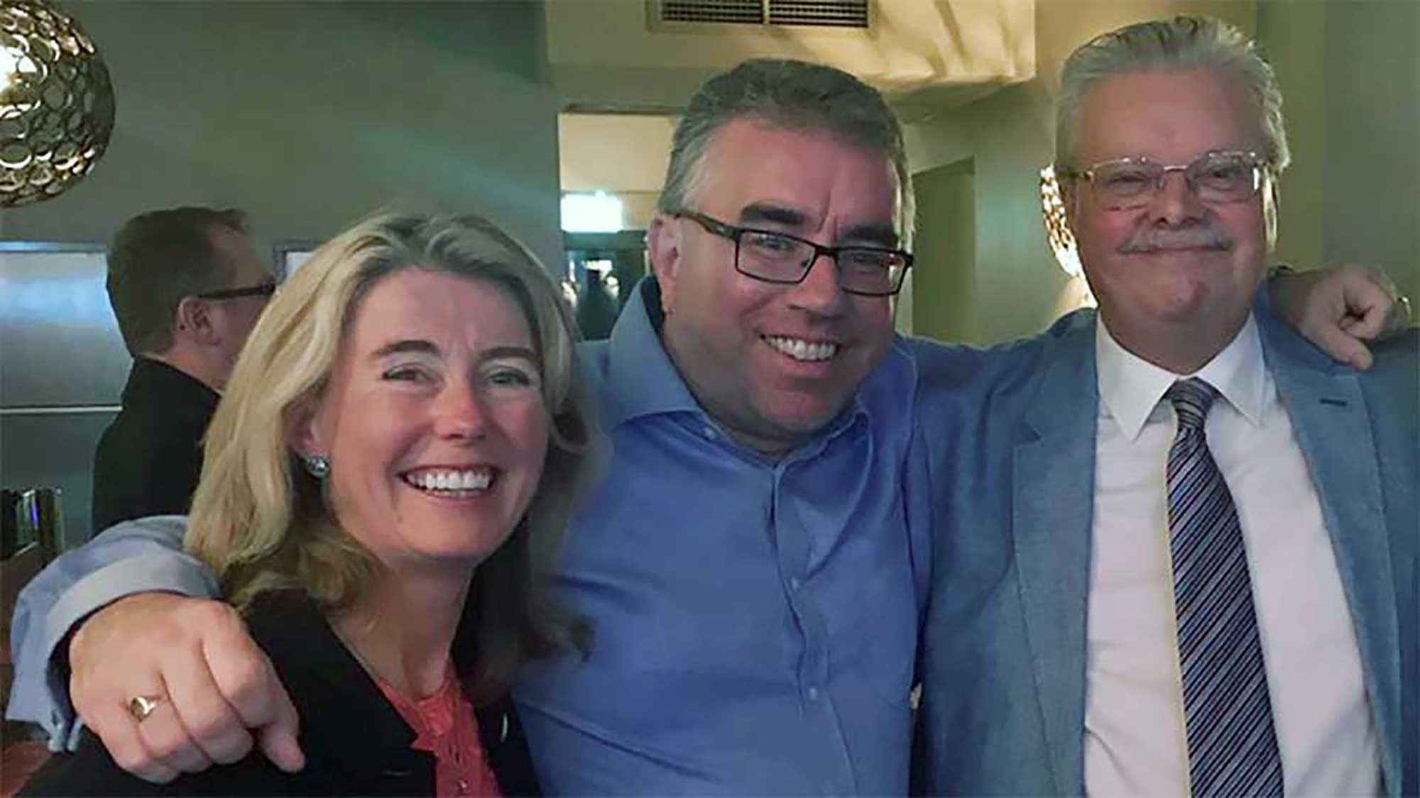 Anna Firth, Peter Craske and Philip Read Threesome