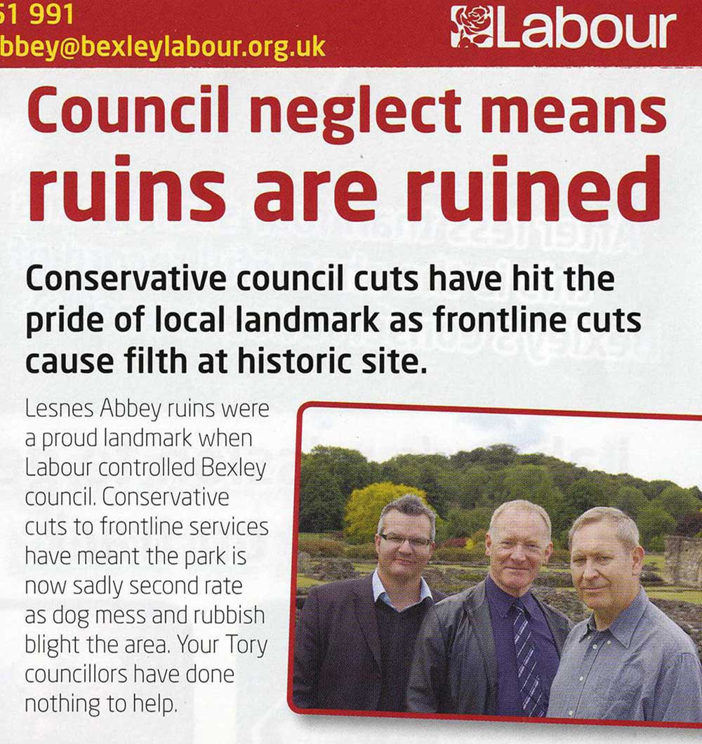 Labour leaflet