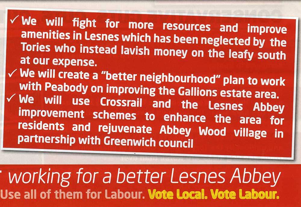 Labour leaflet
