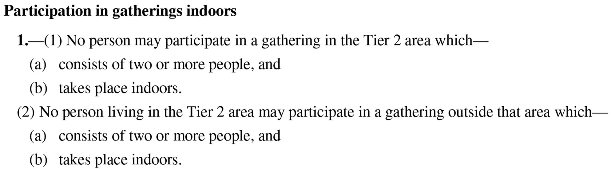 Covid regs. Click for full document (PDF) Covid regs