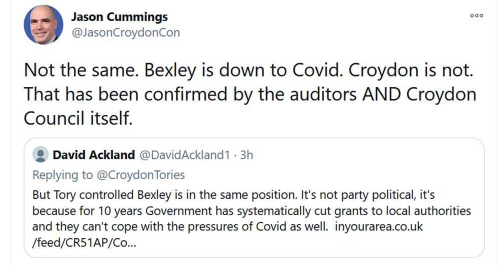 Jason Cummings Tweet