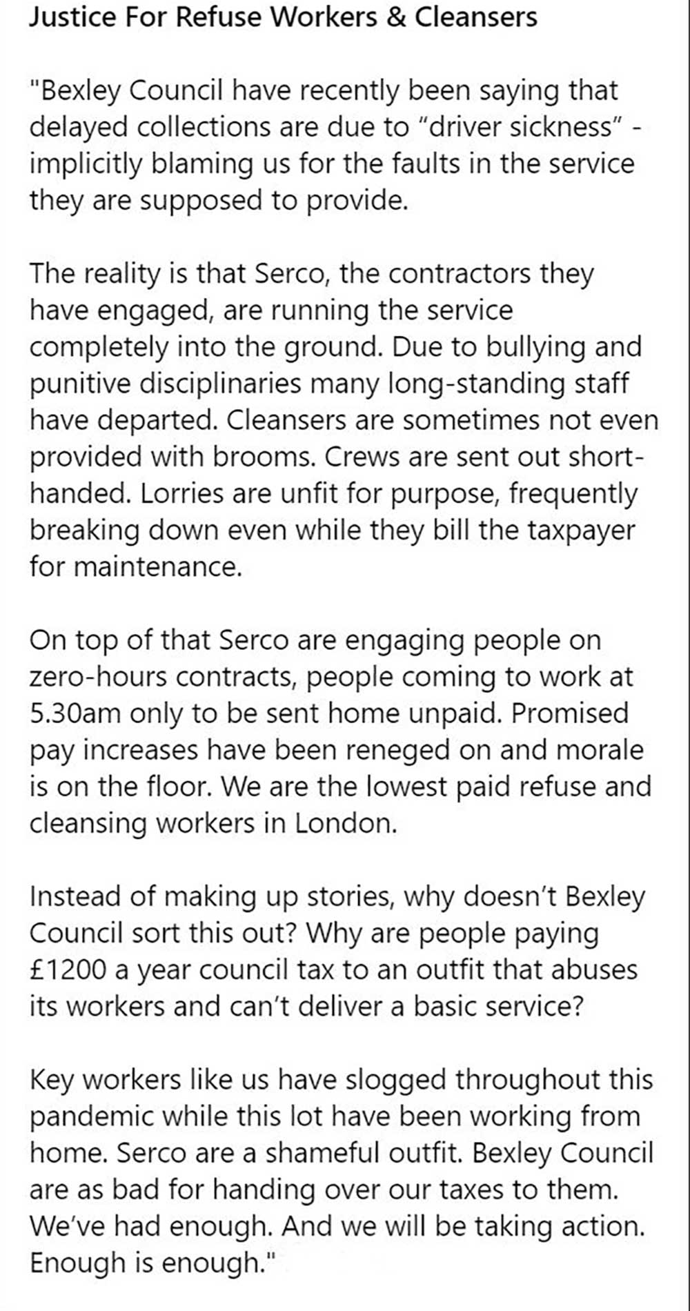 11 June The recurring problem with bin collections in Bexley