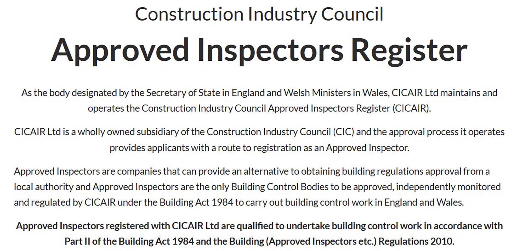 Construction Industry Council