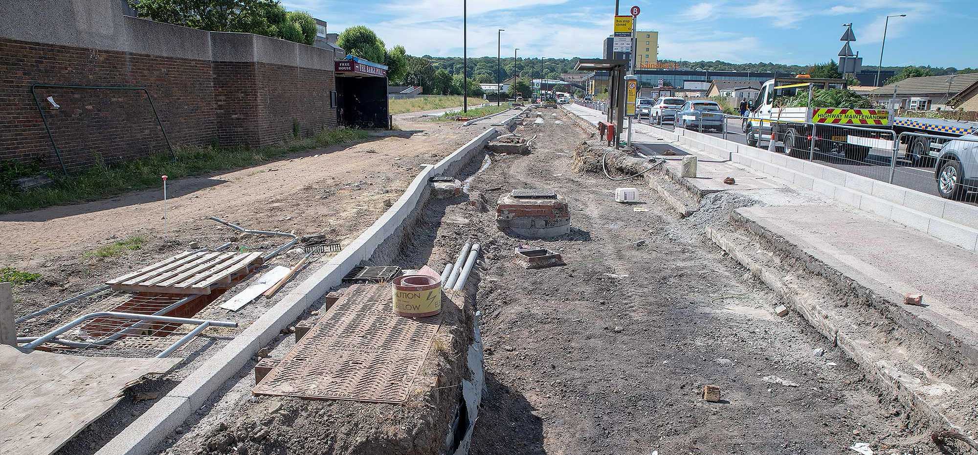 JHarrow Manorway construction