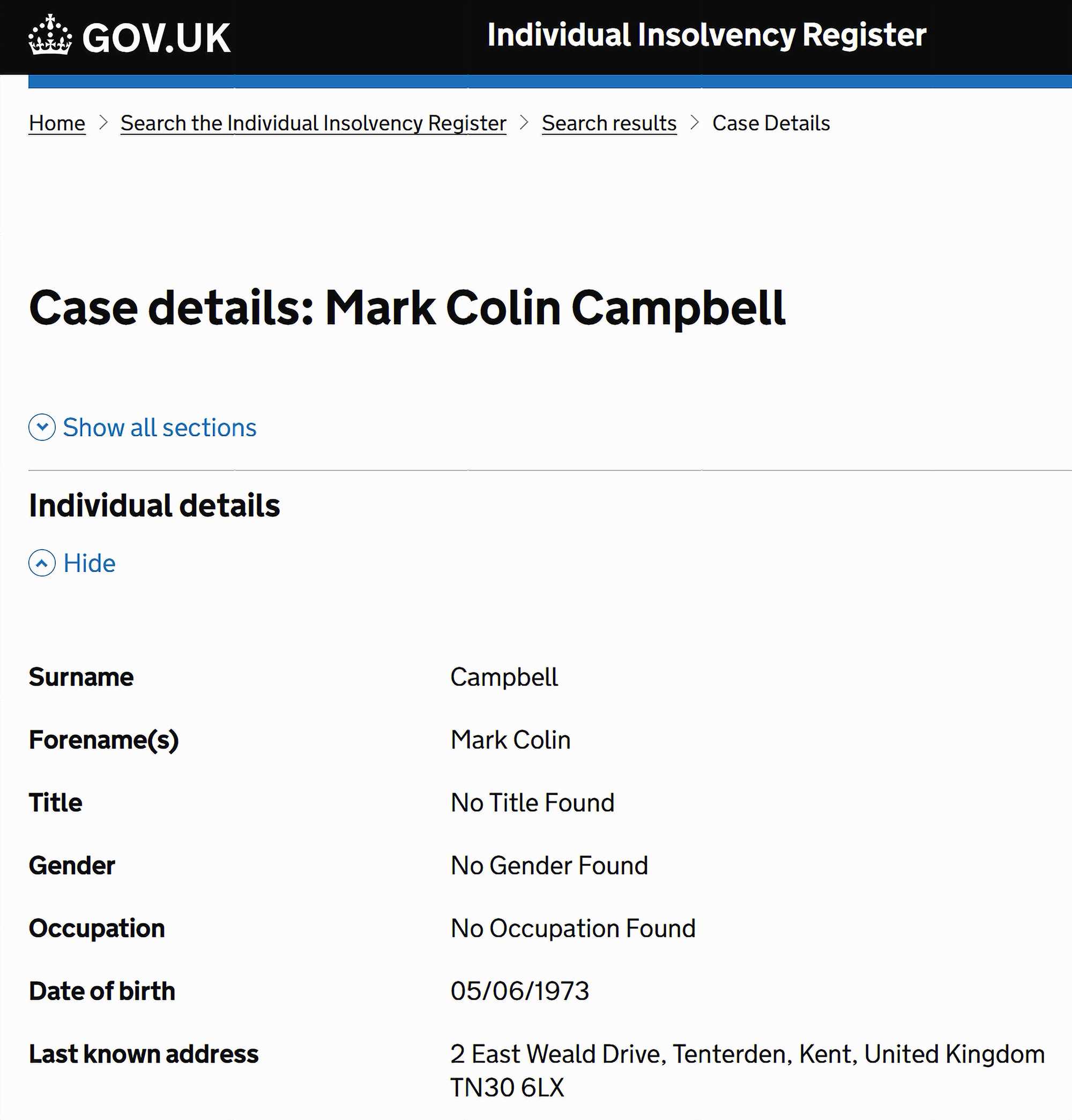 Mark Campbell. Click to show more details Mark Campbell
