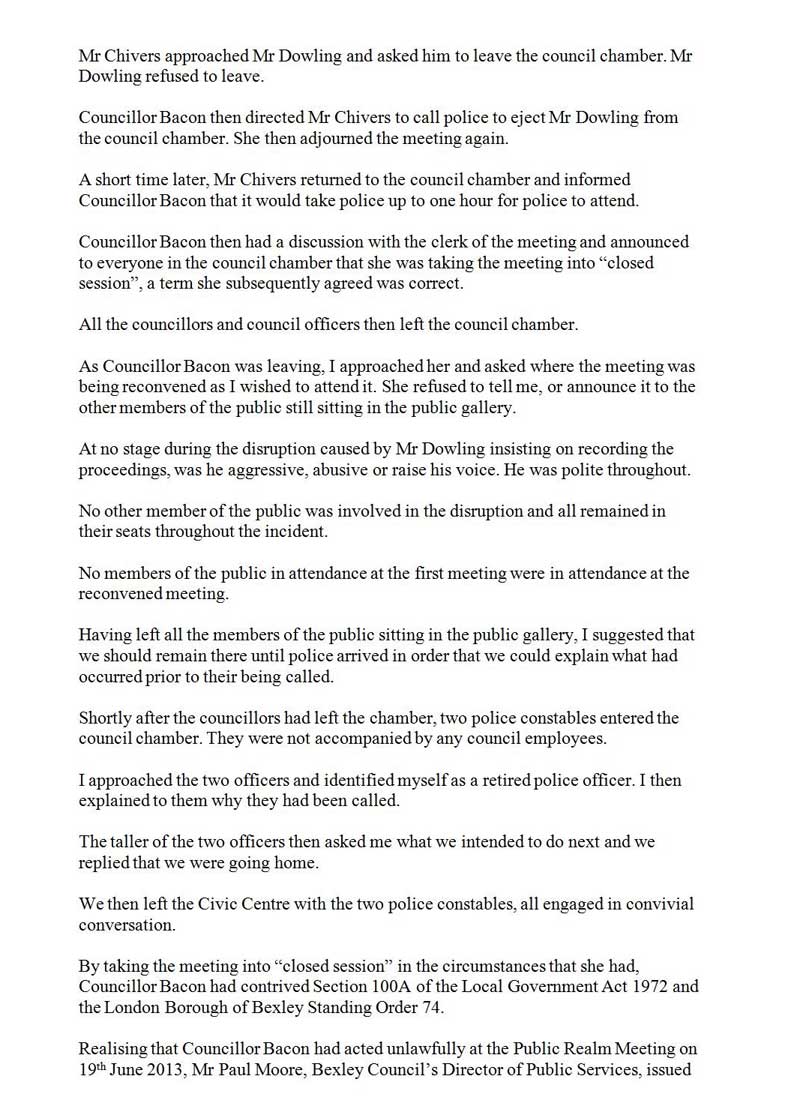 Letter to Hogan-Howe