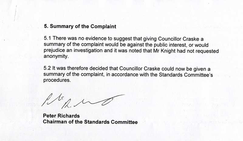 Reply from Standards Board